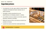 Página de ejemplo del ebook: Lista de materiales